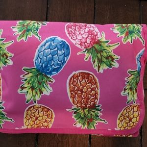 Pineapple travel cosmetic bag